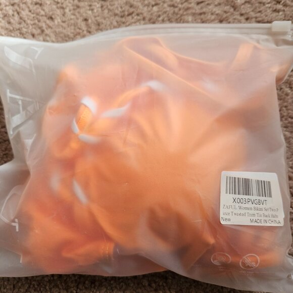 New Zaful Orange Bikini Small - Picture 4 of 5